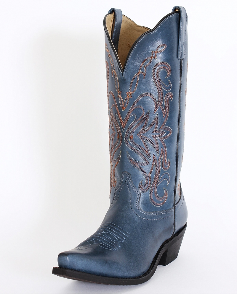 ladies blue cowboy boots