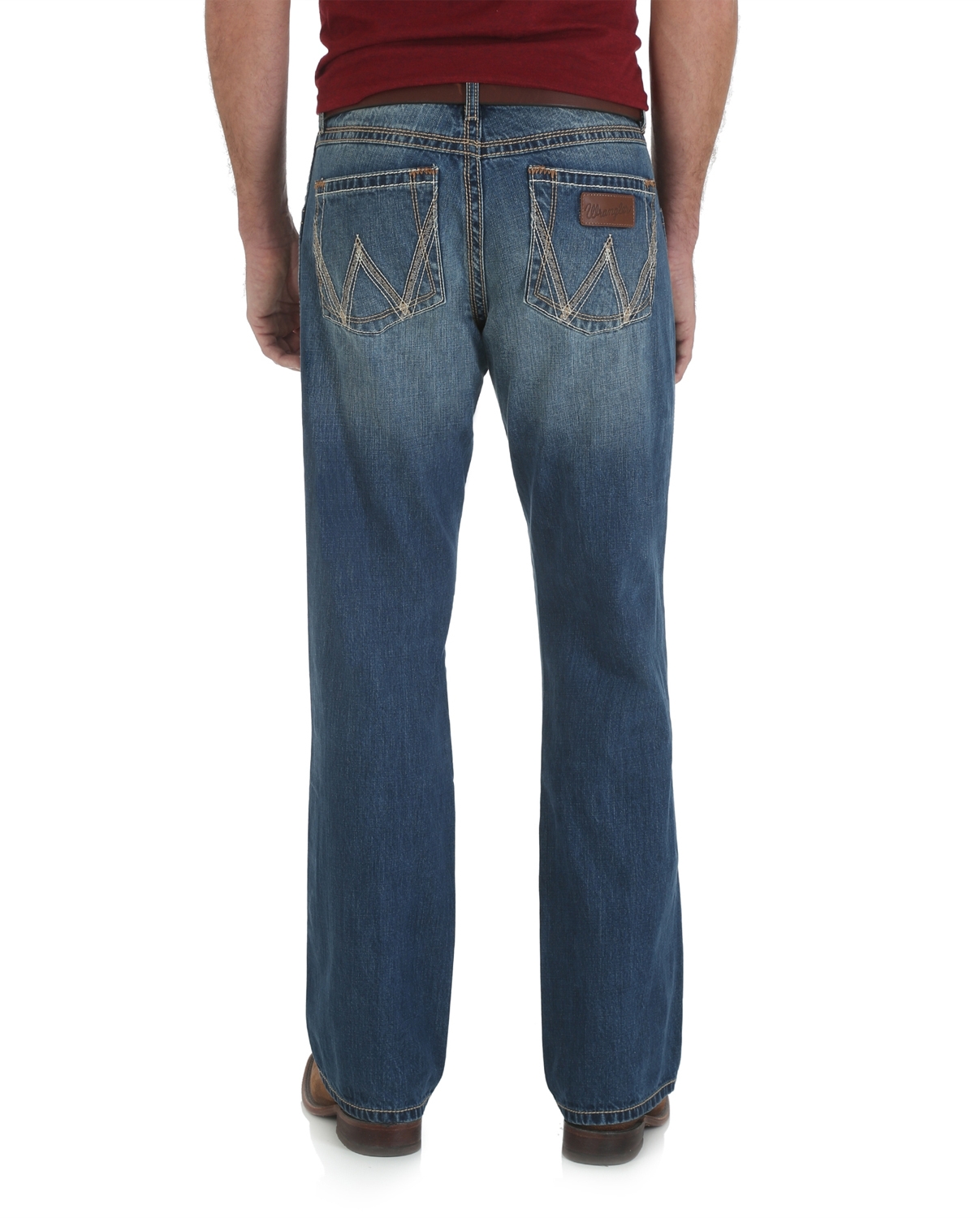 wrangler relaxed fit boot cut jeans