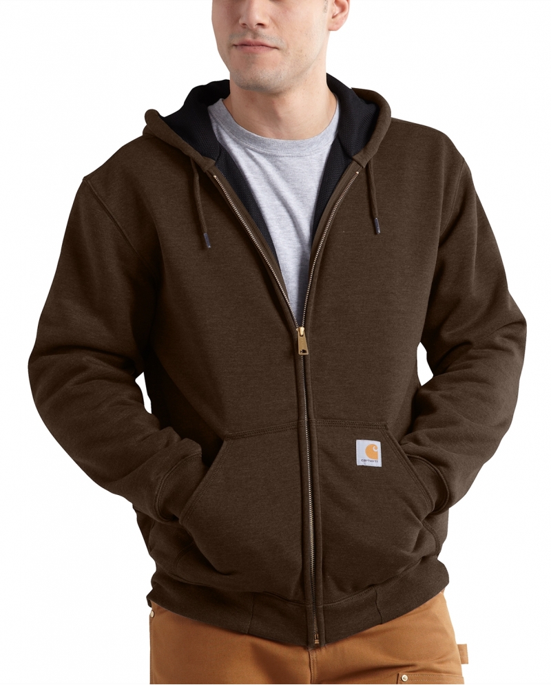 brown hoodie zip up