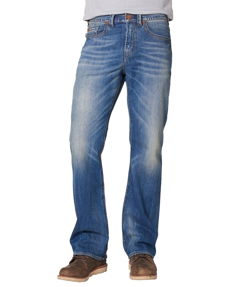 mens silver jeans bootcut