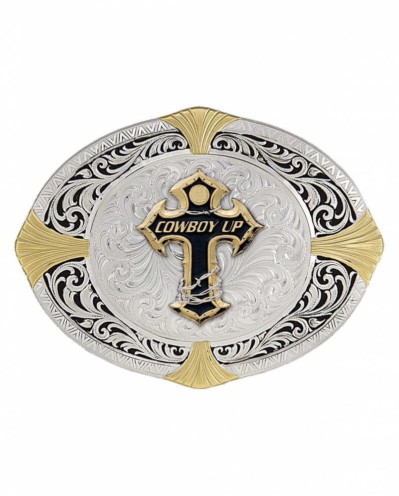 cowboy up belt buckles