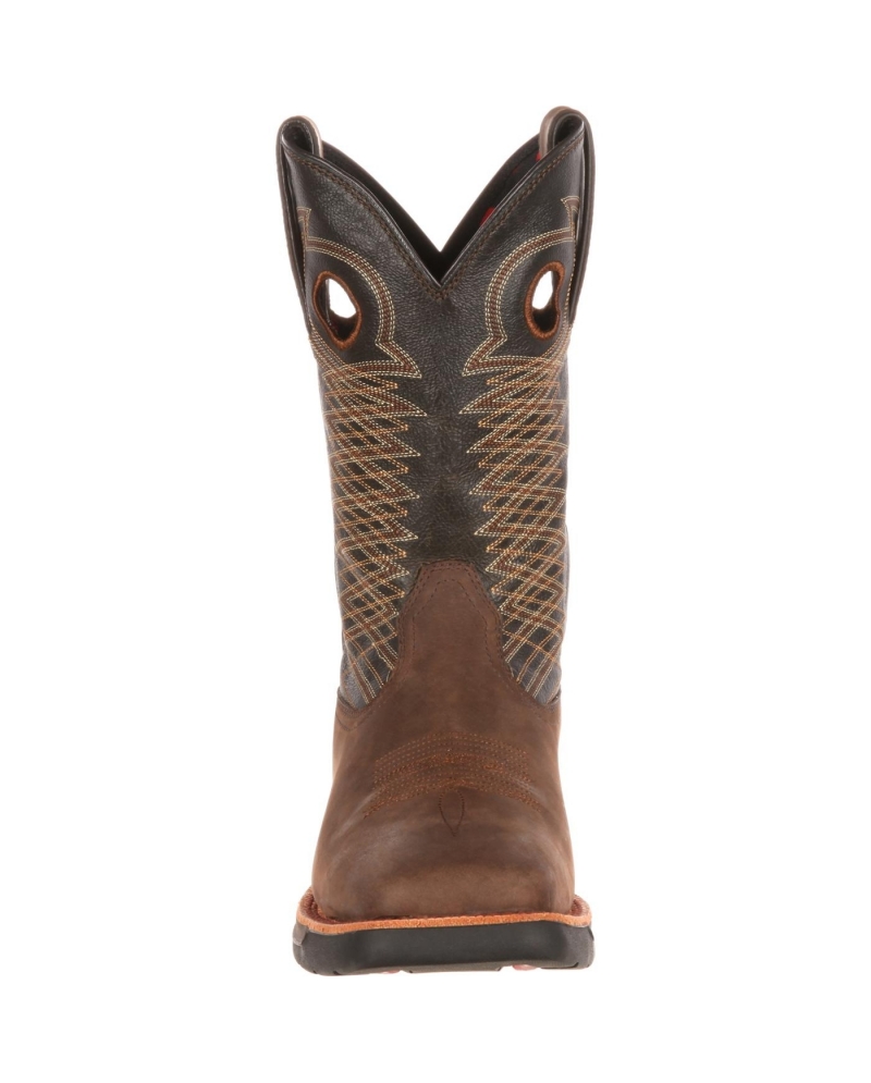 rocky square toe cowboy boots