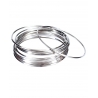 Ladies' Silver Bangles - Set of 12