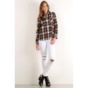 Hem & Thread® Ladies' Classic Plaid Shirt