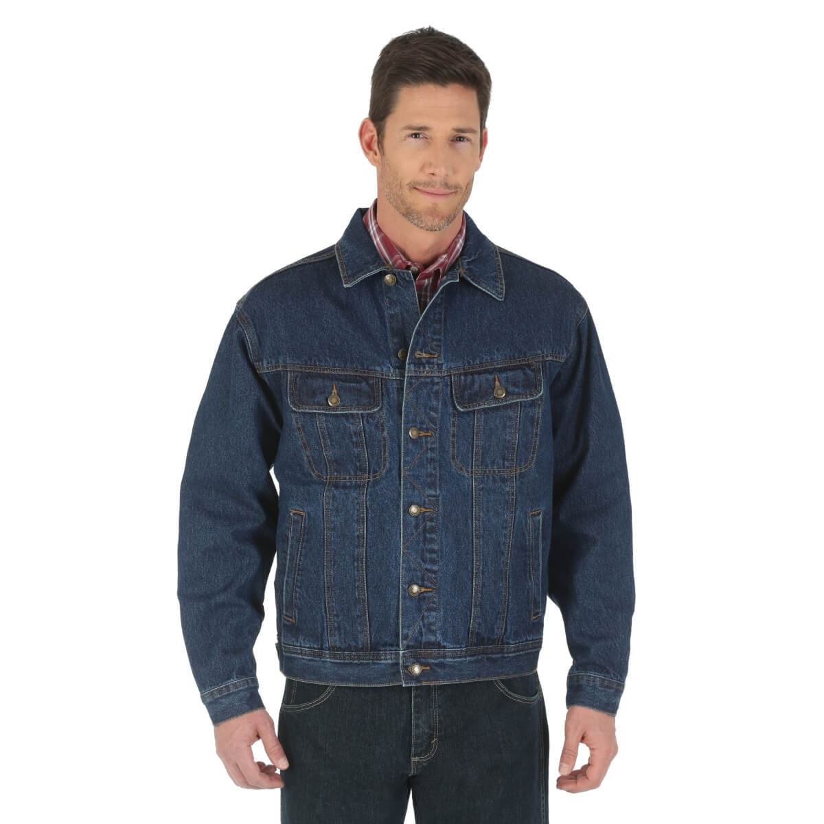 Wrangler Men's Conceal and Carry Blanket Lined Denim Jacket - 731610,  Jackets, Coats & Rain Gear at Sportsman's Guide