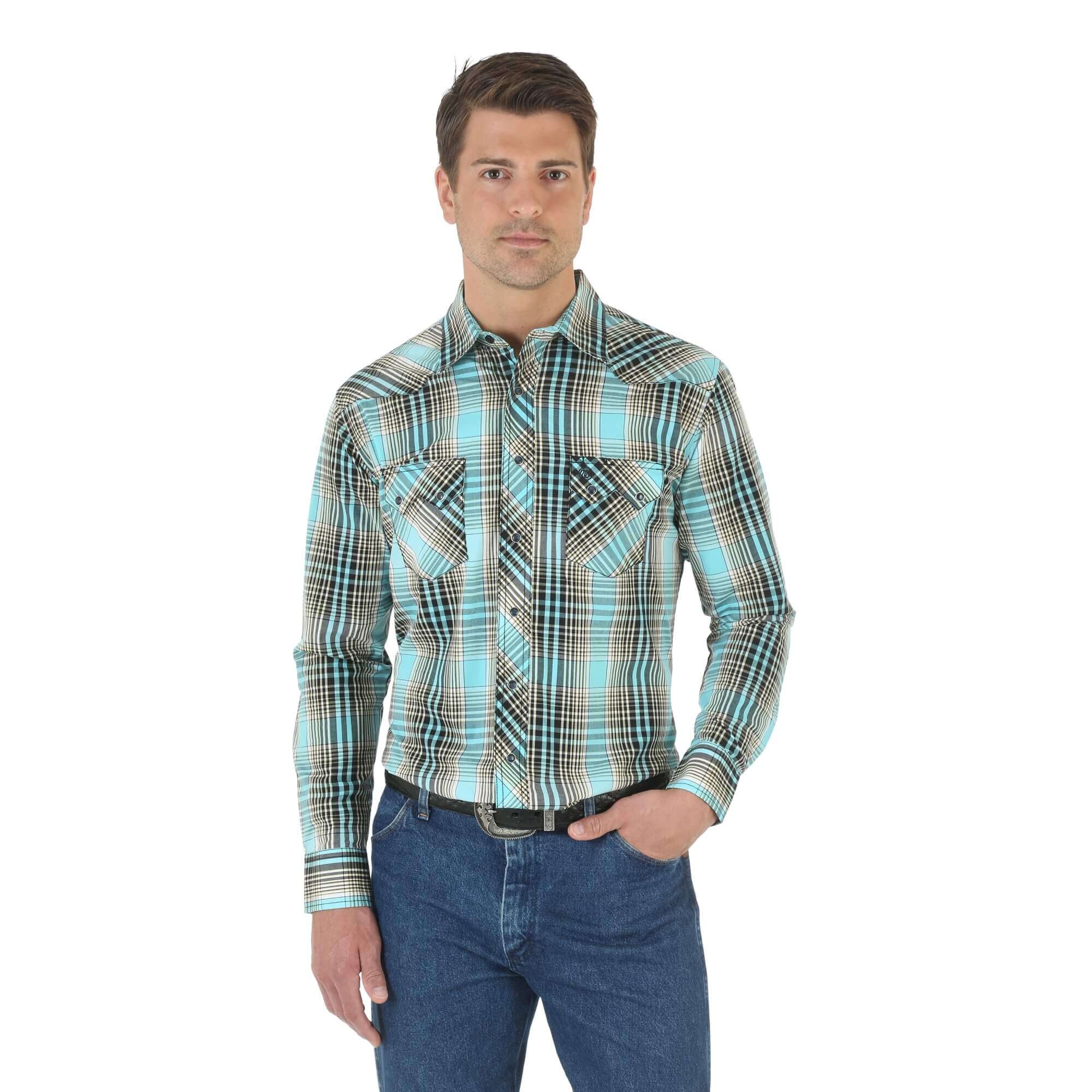 wrangler jean shirt