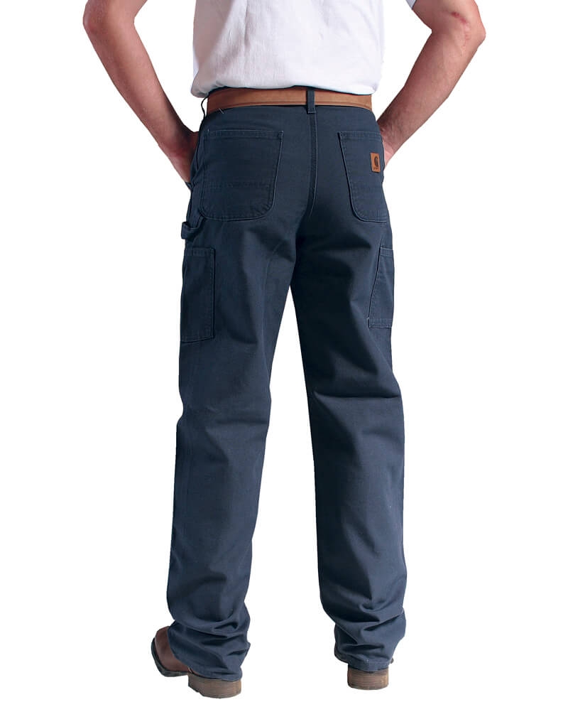 carhartt men's relaxed fit washed duck work dungaree pant