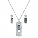 Montana Silversmiths® Ladies' Smokey Quartz Crystal Set