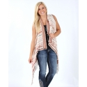 Miss Me® Ladies' Fringe Sweater Vest