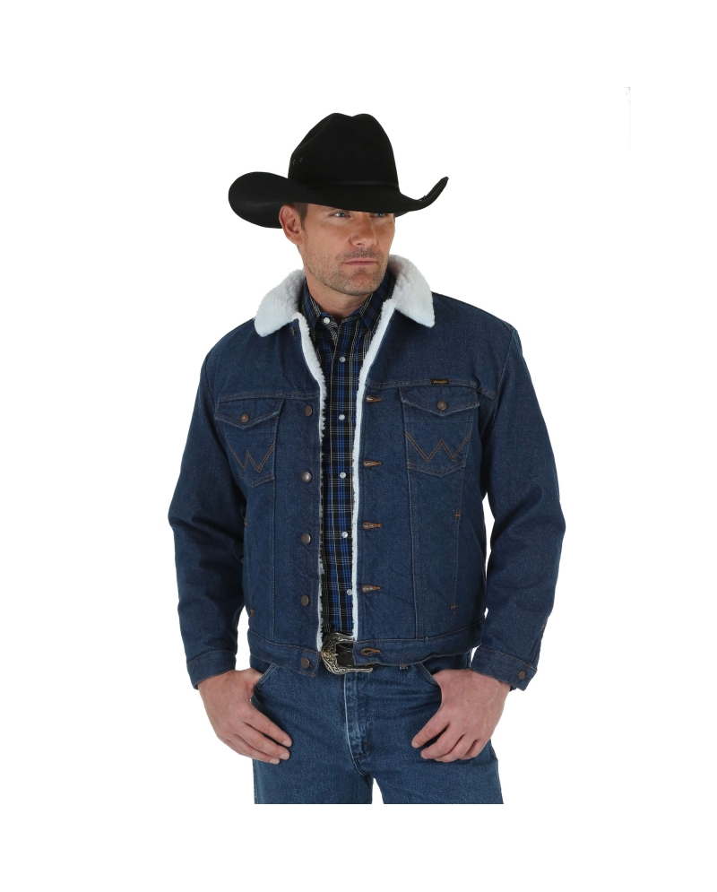 wrangler lined jean jacket