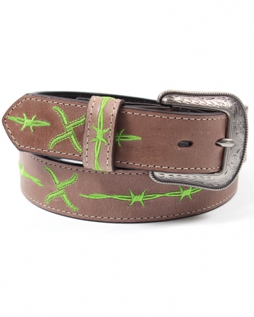 belts x mens twisted Barbwire Fort  belt  Brands Twisted X Boots® Men's Green