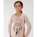 Roper® Girls' LS Dream Catcher Tee