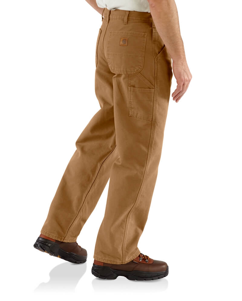 carhartt men's washed duck work dungaree pant