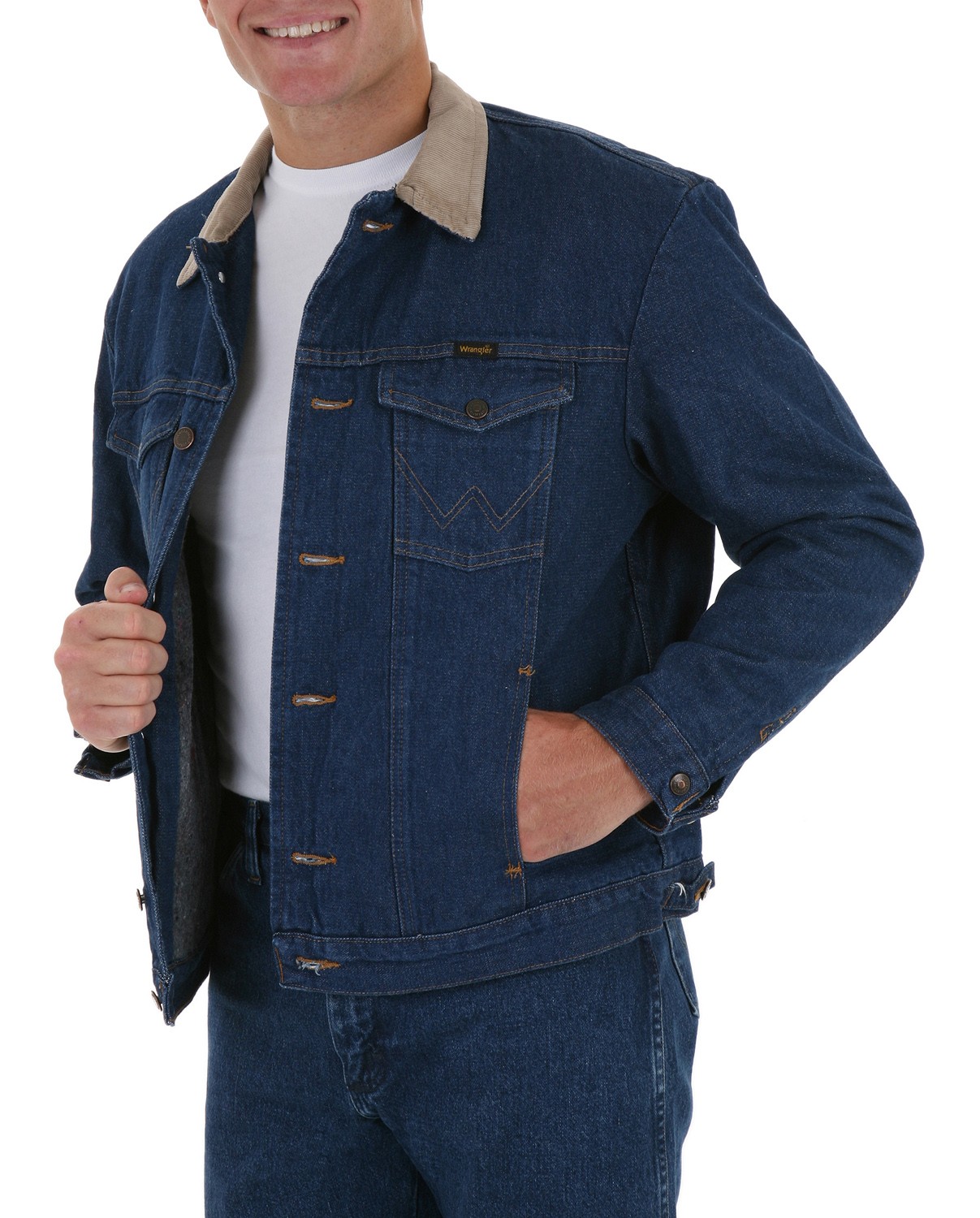 wrangler jean jacket mens
