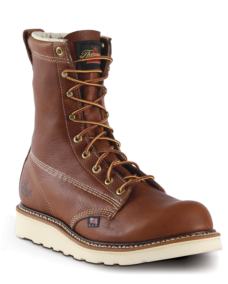 men's wedge sole work boots