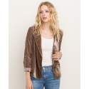 Mystree® Ladies' Velvet Carmel Blazer