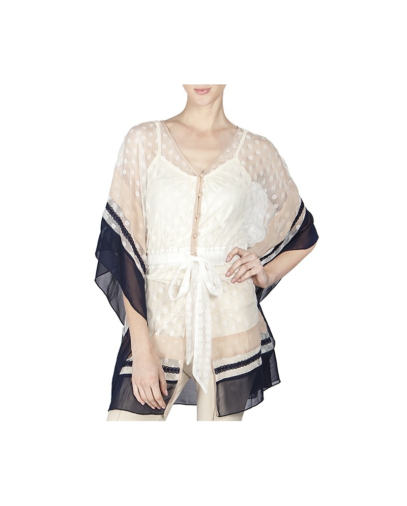 sheer poncho tops