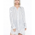 Ladies' Stripe Drawstring Dress