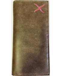 Accessories Fort Brands - twisted x boots men s pink logo rodeo wallet