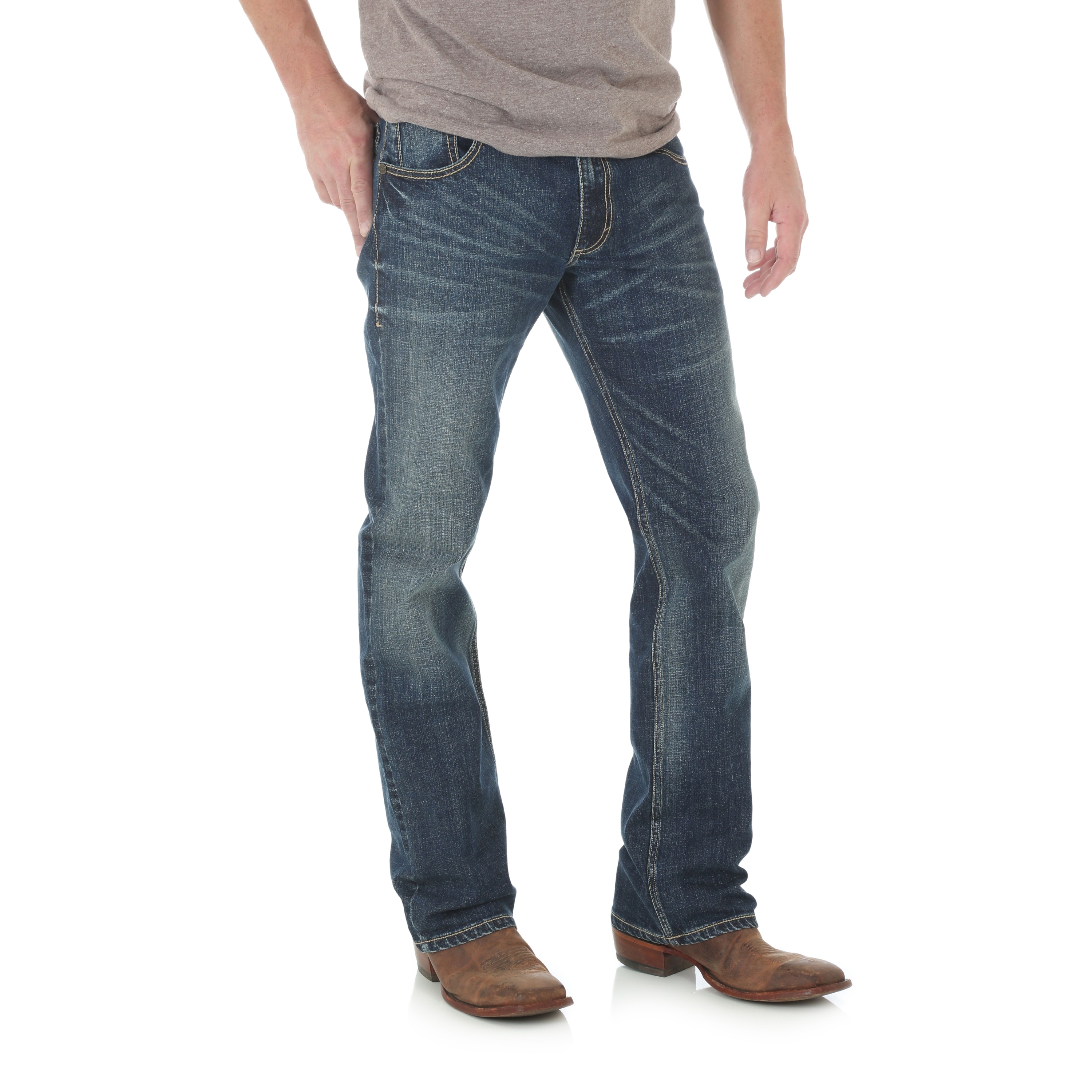 wrangler retro layton slim boot jeans