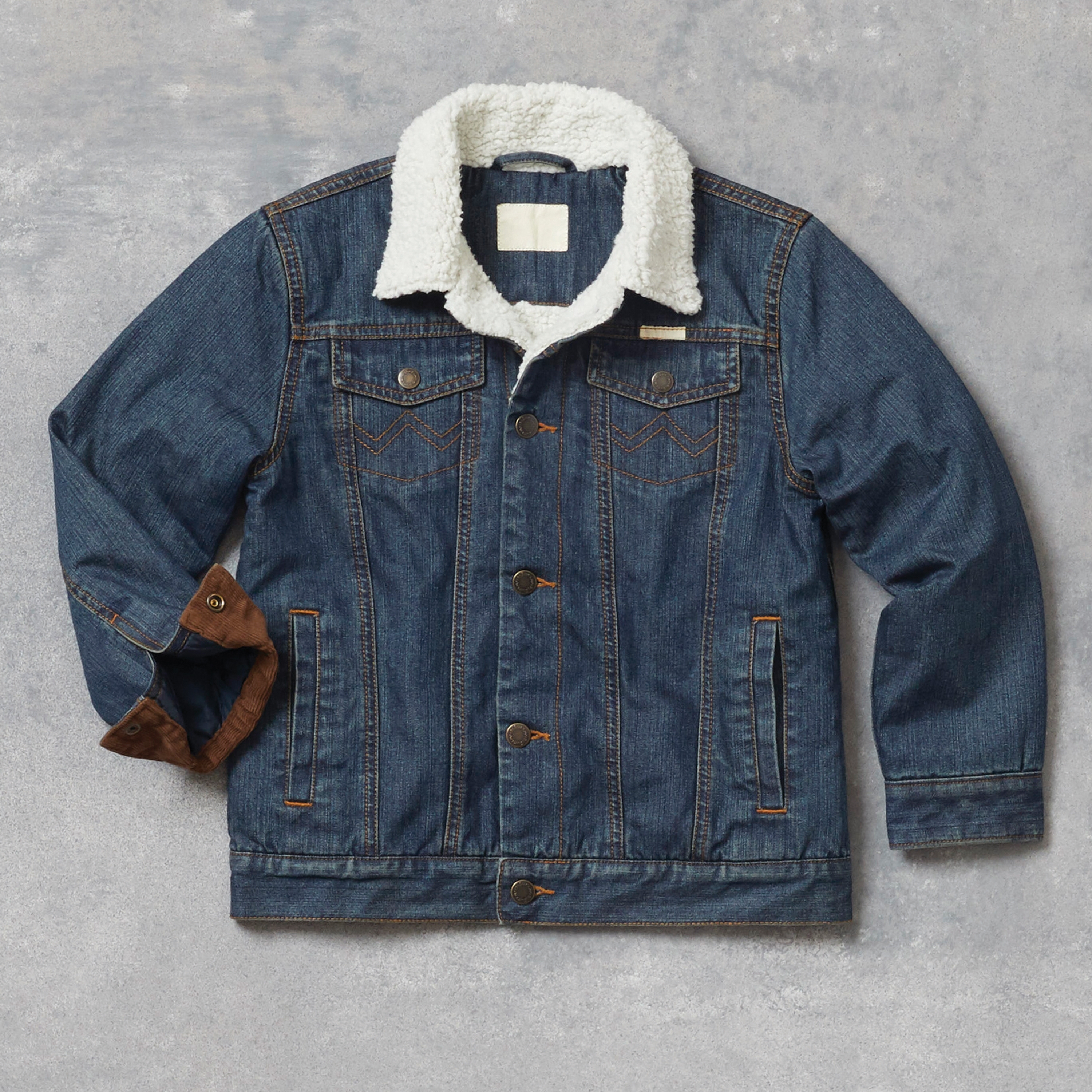 wrangler sherpa jean jacket