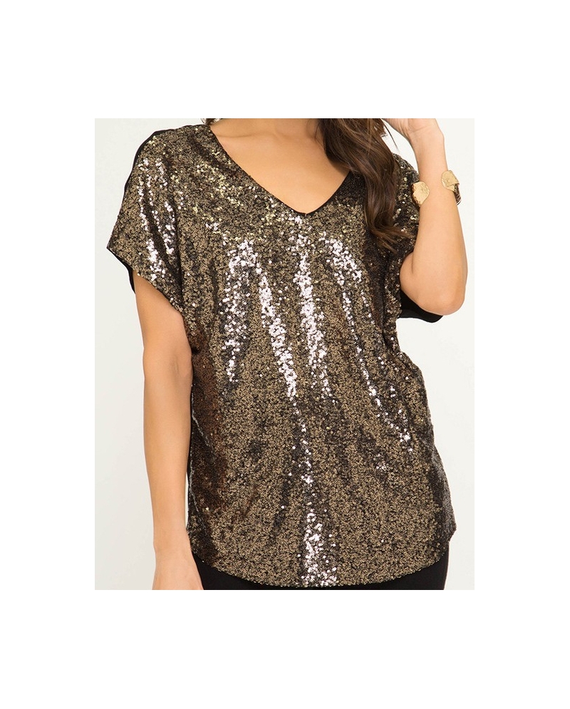 ladies sequin top