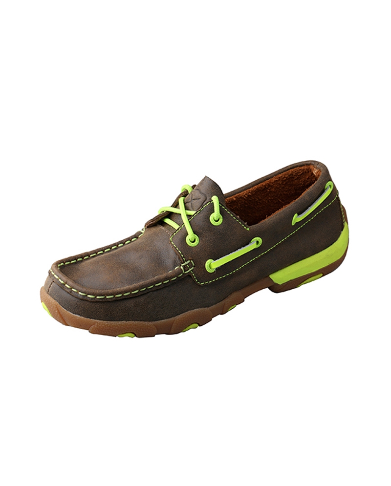 lime green loafers