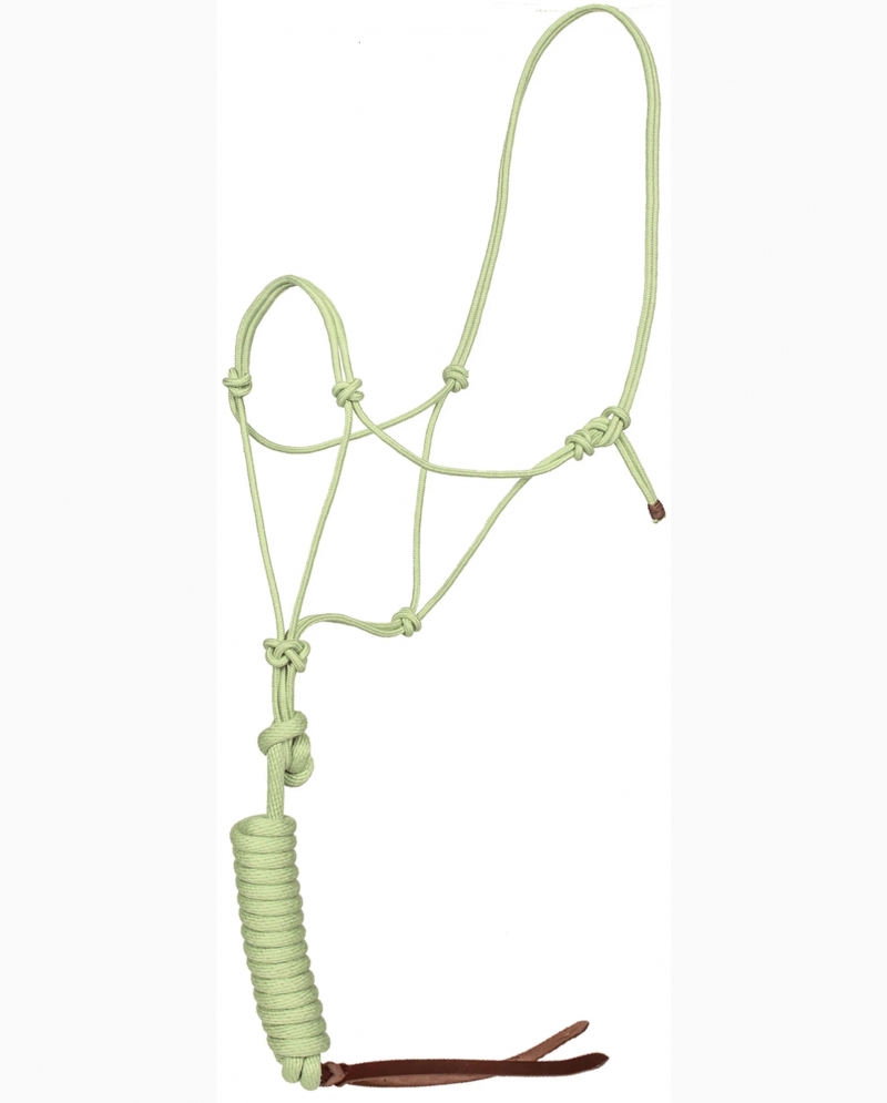 Mustang Manufacturing® Bamboo Rope Halter with Lead - Fort Brands