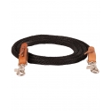 Mustang Manufacturing® Round Braided Trail Rein - Black