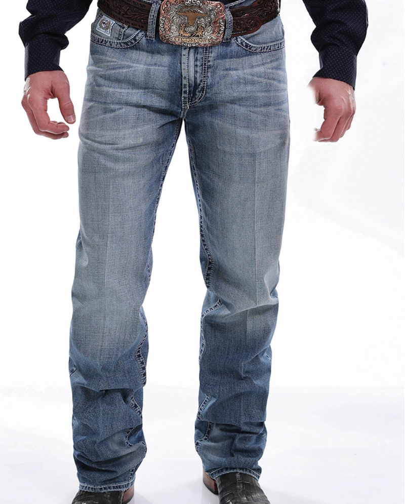 mens white label cinch jeans