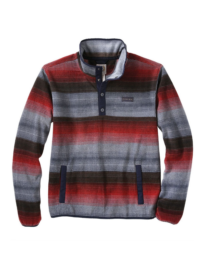 cinch fleece pullover