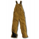 Carhartt® Men's Sandstone Quilt Lined Bib Overall