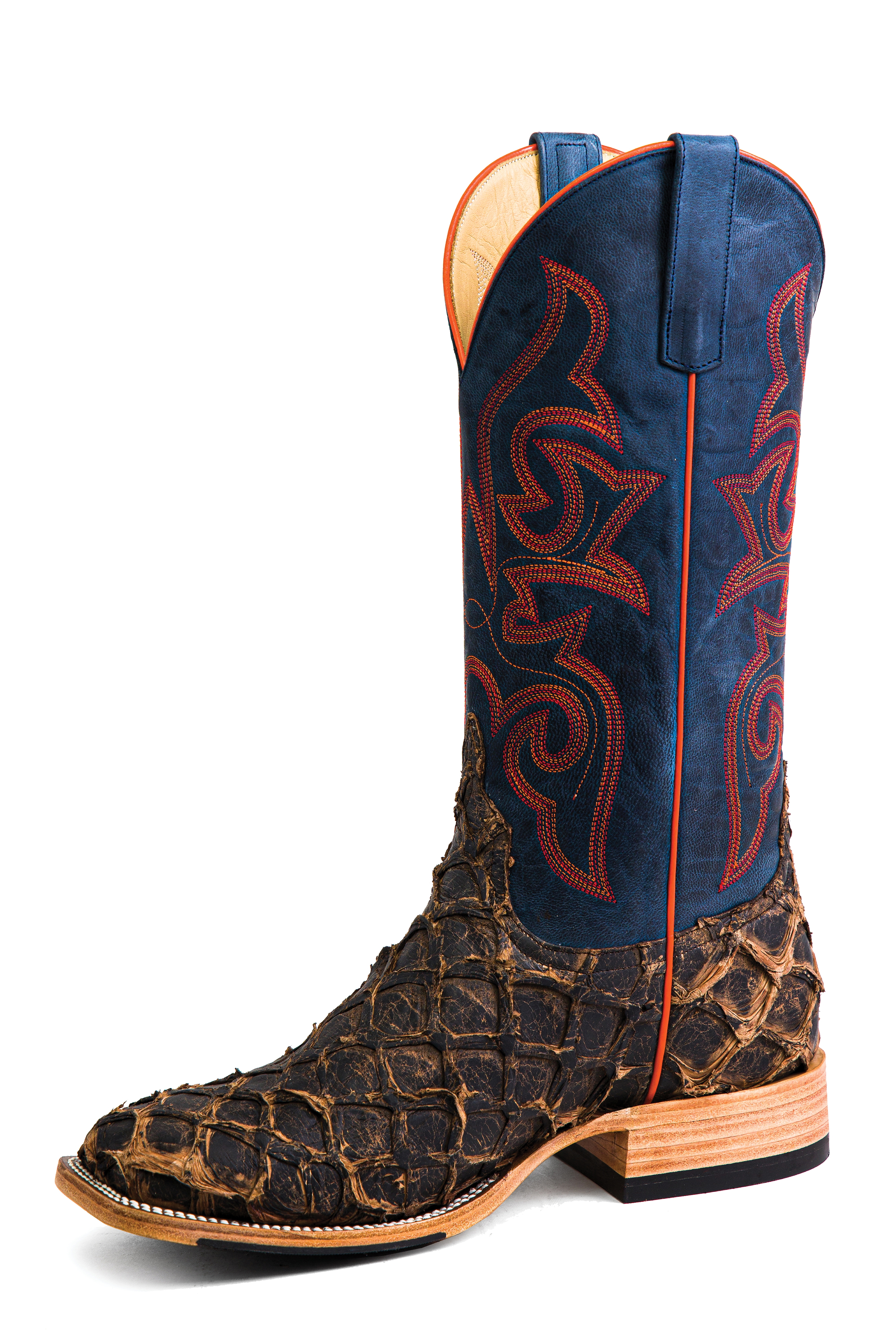 Blue shop pirarucu boots