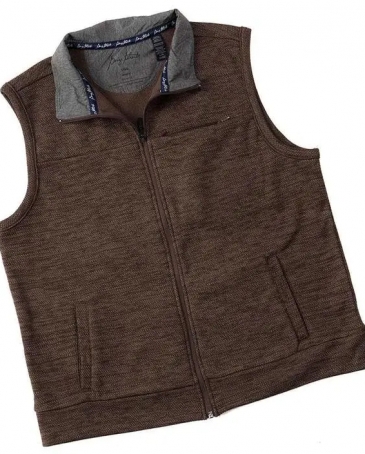 black sleeveless knit vest