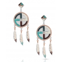 Montana Silversmiths® Ladies' Am Legends Dream Earrings