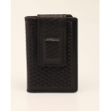 M&F Western Products® Men's Leather Weave Money Clip