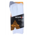 Wigwam® Men's Diabetic Sport Crew Socks - White