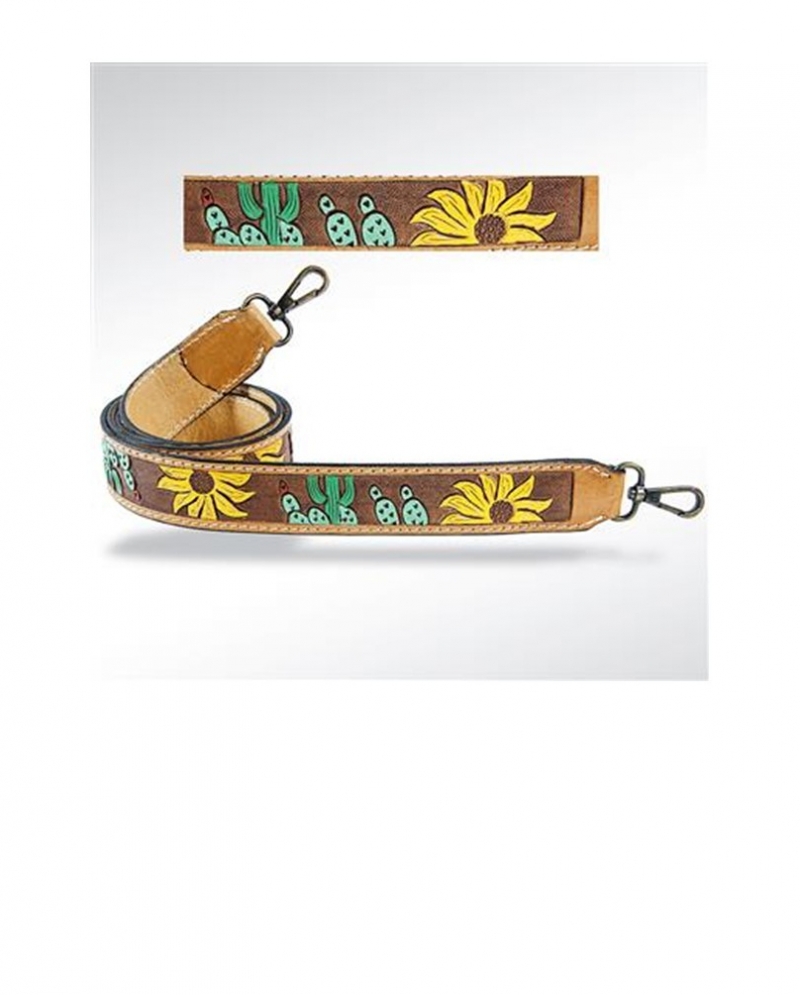 tooled purse strap