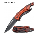 Master Cutlery® Tac Force Fall Red Camo Knife