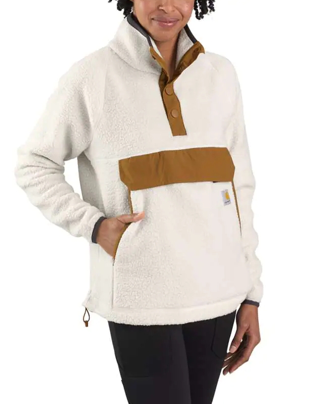 https://www.fortbrands.com/61233/carhartt-ladies-14-snap-fleece-pullover-malt.jpg