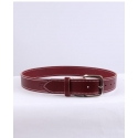 Texas Saddlery® Men's Burgundy Latigo Belt