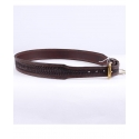 Texas Saddlery® Men's Swirl Choc Tapered Belt