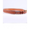 Texas Saddlery® Men's Tan Spider Tapered Belt