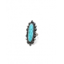 West & Co.® Ladies' Elongated Turquoise Ring