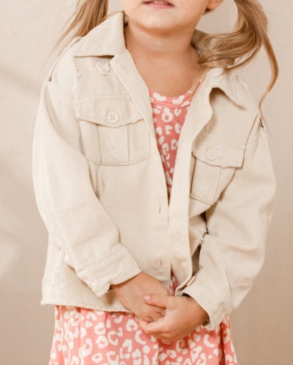 Girls store cream jacket