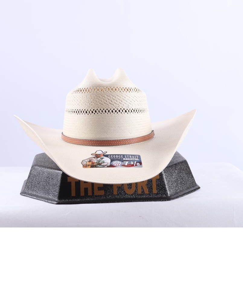 resistol george strait colt 10x straw cowboy hat