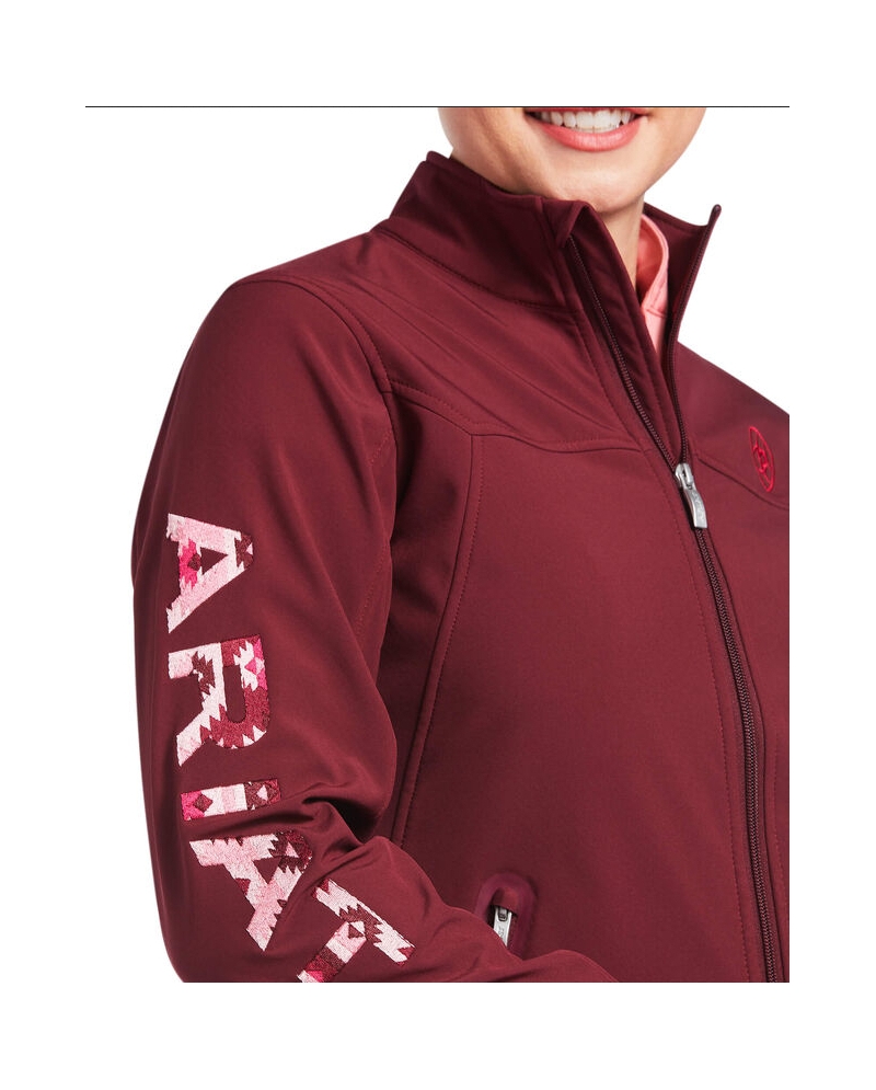 burgundy ariat jacket