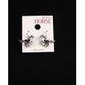 WYO-Horse Jewelry® Ladies' Hair On Horse Earrings