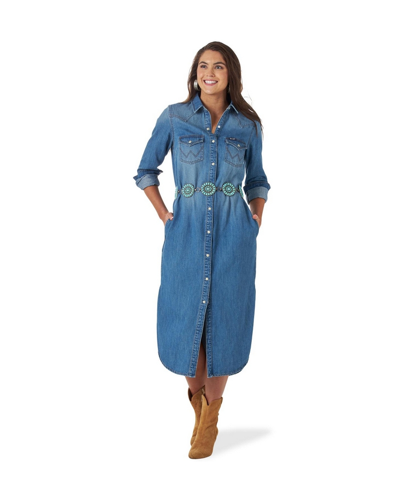 Wrangler® Ladies' Midi Dress Jacket - Fort Brands