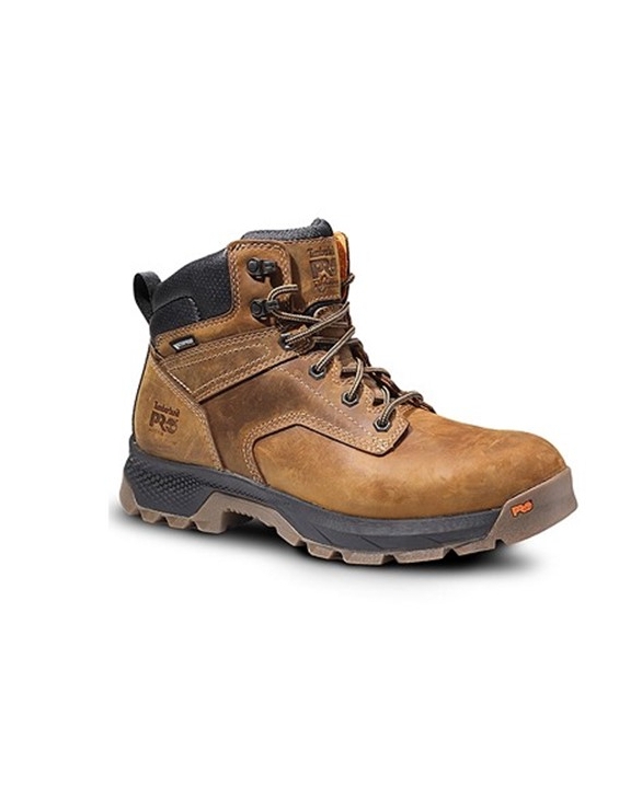 Timberland pro men's titan 6 outlet waterproof soft toe boot